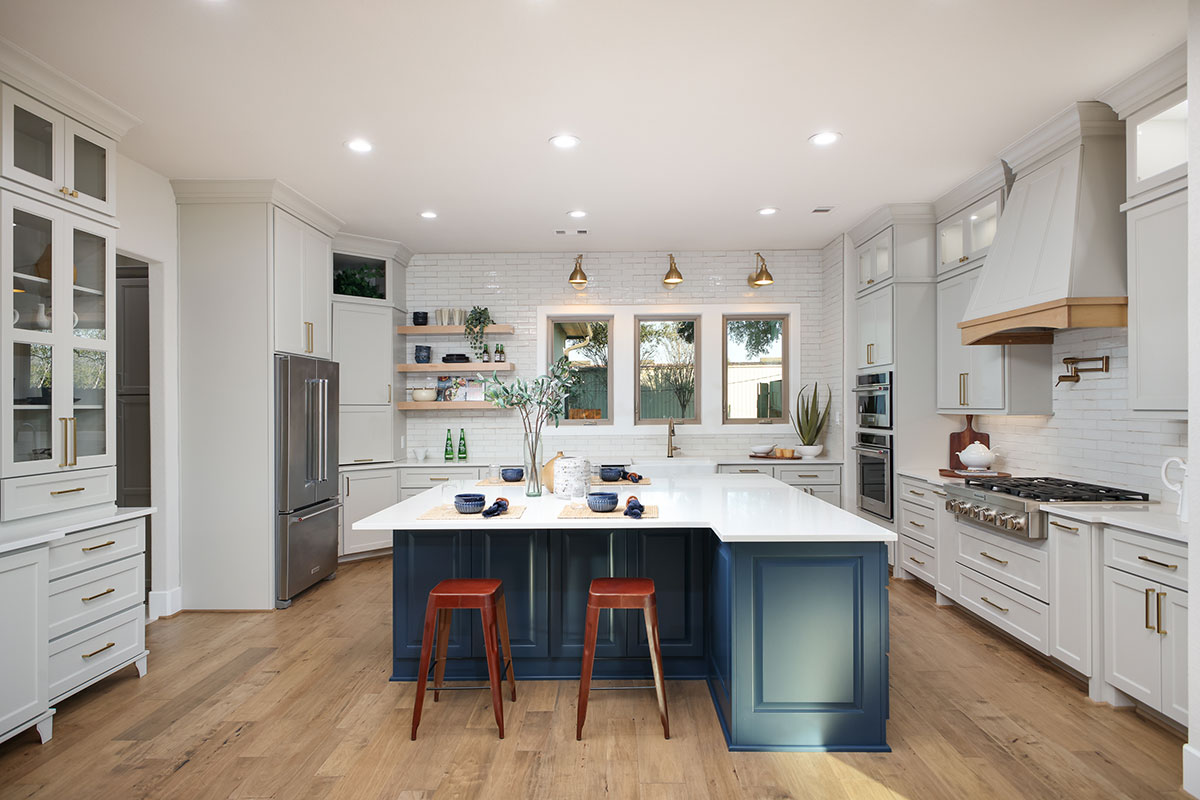 A modern kitchen in a Sierra Classic custom home